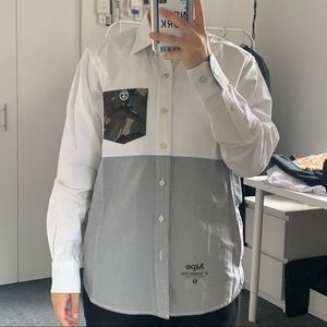 Aape White & Grey Shirt